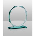 G173 Jade Glass Octagon Award